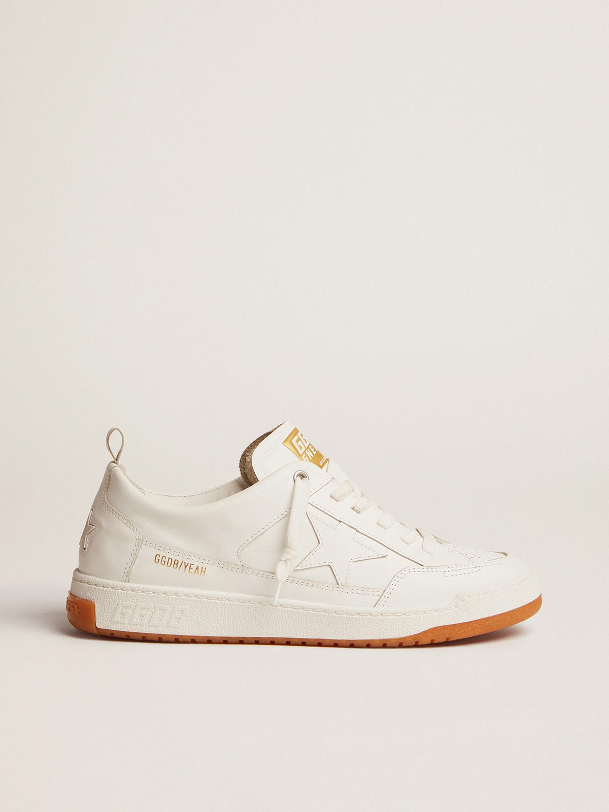 Men's Yeah sneakers in optical white leather