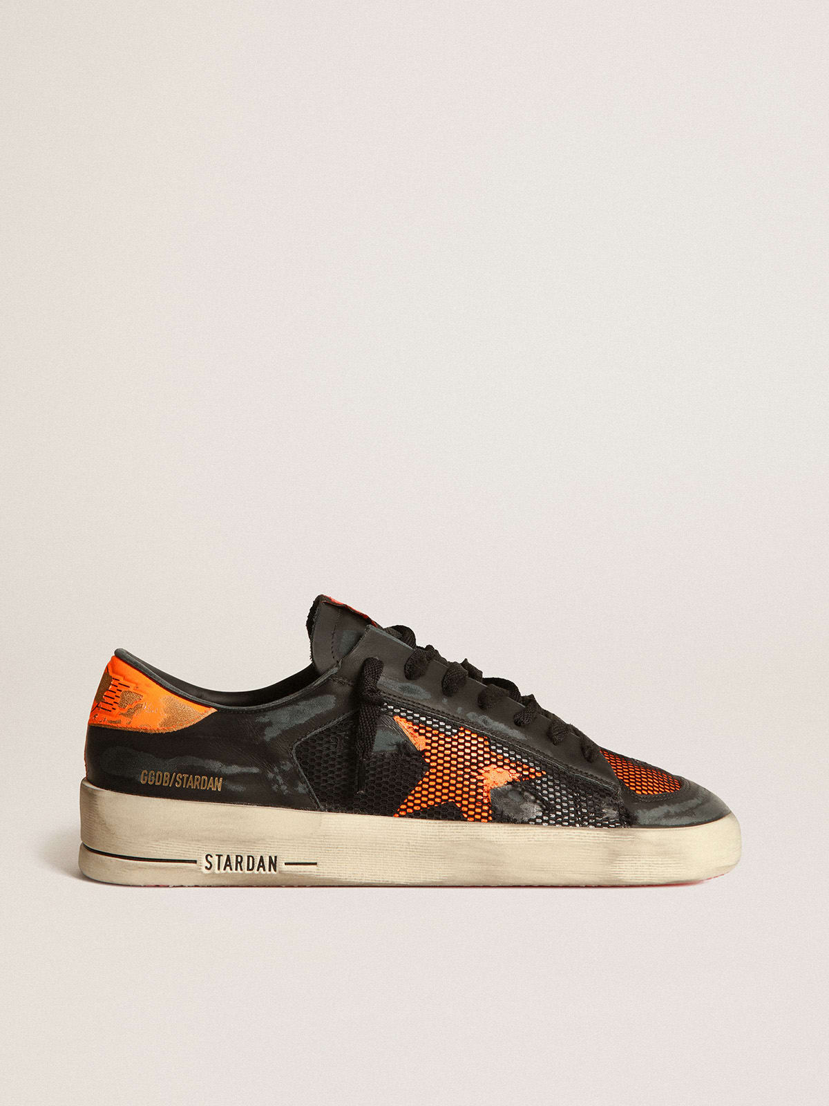 Black and orange Stardan sneakers