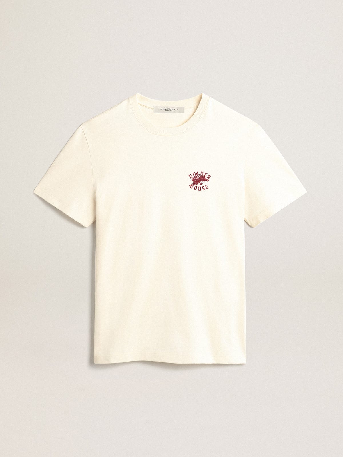 Men's heritage white T-shirt with CNY logo