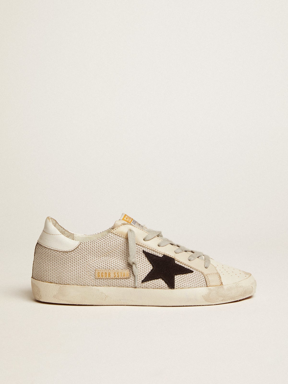 Women's Super-Star sneakers in leather with mesh insert